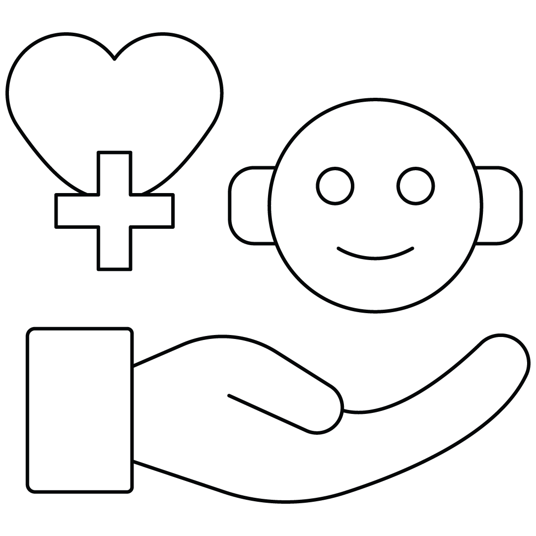 graphic of health and baby symbols
